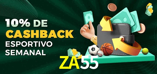 10% de bônus de cashback na ZA55